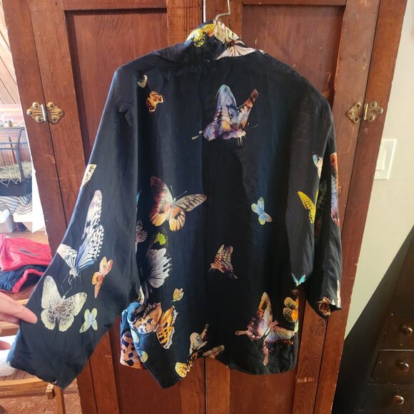 Zara woman Butterfly kimono - Picture 2 of 4
